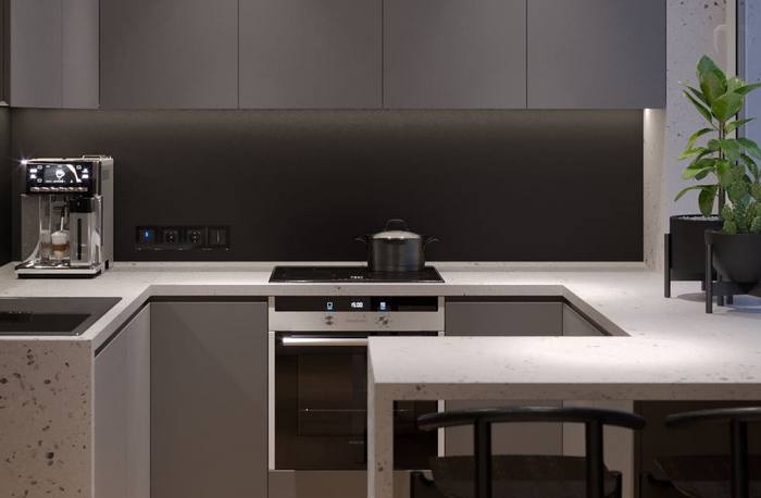 Фартуки однотонные