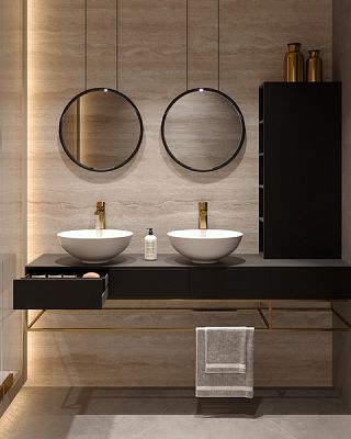 Однотонные столешницы