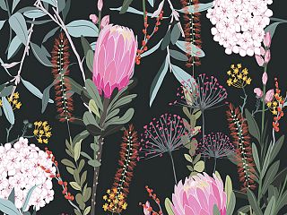 Луговые цветы 86-0013/Dark