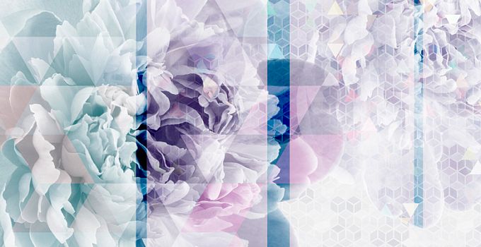 Пион акварель 84-0013/Light